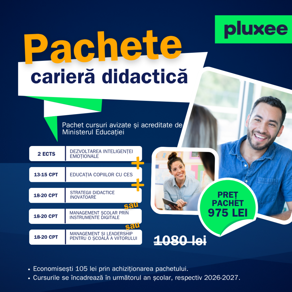 Pachet cursuri avizate/ acreditate de Ministerul Educației
