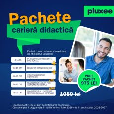Pachet cursuri avizate/ acreditate de Ministerul Educației
